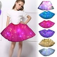 thumbnail image 3 of Led Skirt for Women, Women Tutu Skirt LED Light Up, White Tulle Light Up Skirts Knee Length Tutu, for Rave Festivals and Parties T8Y7, 3 of 8