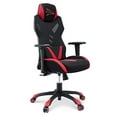 thumbnail image 2 of Modway Speedster Ergonomic Mesh Gaming Computer Desk Chair, Black Red, 2 of 6