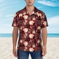 thumbnail image 5 of Picia African Women A Gentle Cotton Regular Fit Short Sleeve Casual Hawaiian Shirt for Men-X-Large, 5 of 8