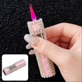 thumbnail image 2 of Red Jet-Flame Windproof Lighter Premium Metal Craftsmanship for Candles Firework, 2 of 5