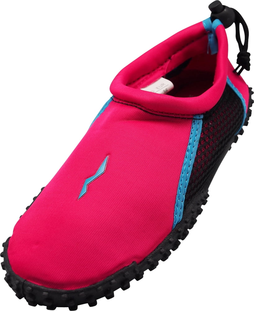 NORTY Girls Water Shoes Child Female Beach Pool Shoes Fuchsia Blue 1 ...