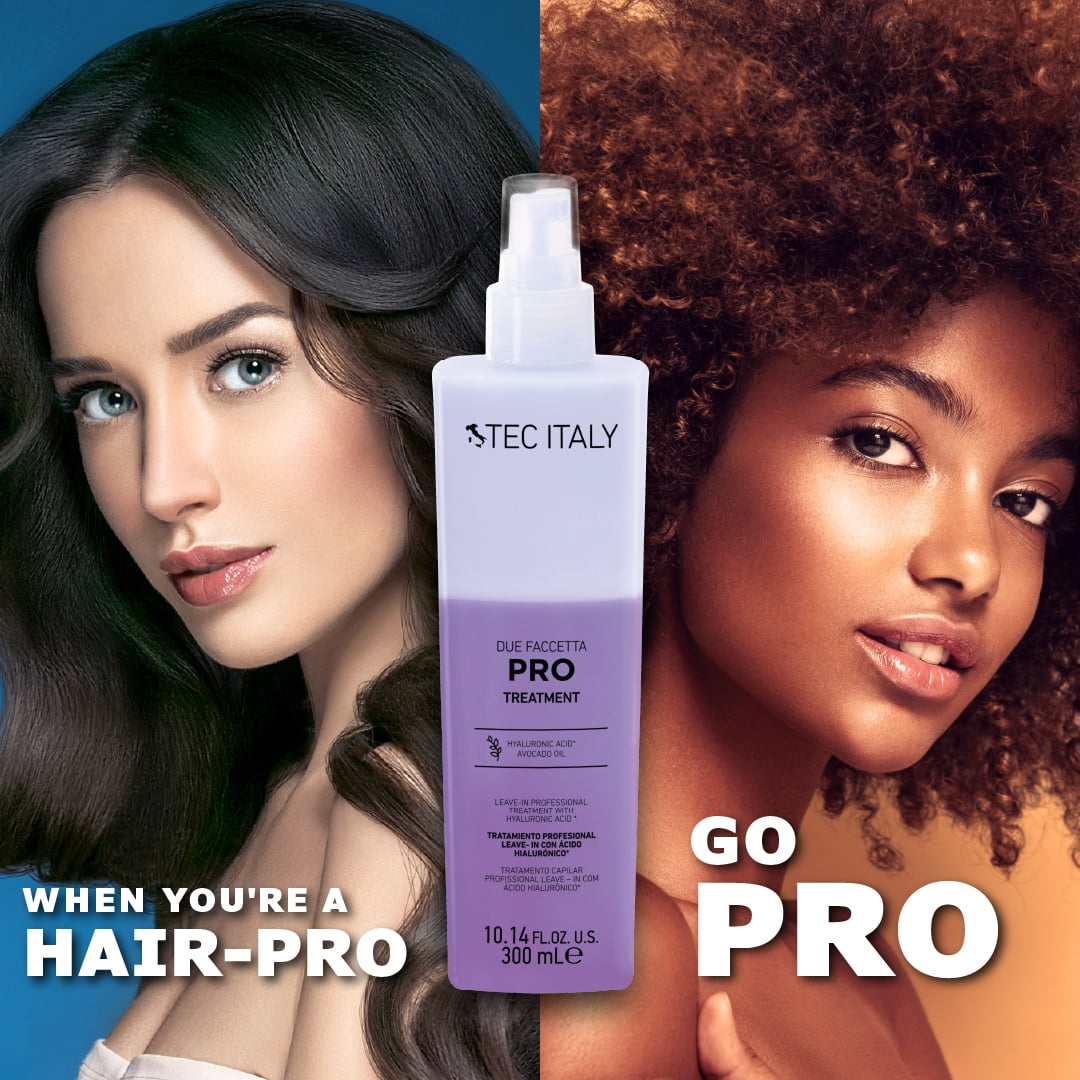 TEC ITALY DUE FACCETTA PRO LEAVE-IN TREATMENT WITH HYALURONIC ACID/AVOCADO OIL.