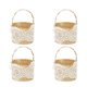 thumbnail image 1 of 4 bolsas de regalo para niños, bolsas de lino decorativas, cestas pequeñas para flores, bolsas para guardar dulces, suministros para bodas y Navidad., 1 of 5