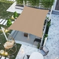 thumbnail image 5 of Covers&All Canvas Tarp Waterproof 16 Oz, 550 GSM 28 Mil Thick Heavy Duty Camping Tarp Multi-Purpose Tarpaulin for Camping, Woodpile, Residential Commercial & Industrial Use (4" L x 4" W, Tan), 5 of 8