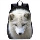 thumbnail image 2 of Arctic Fox-mochila escolar para niños y niñas, bolsa para portátil de viaje con estampado 3D, 17 pulgadas, regalo de temporada escolar, 2 of 4