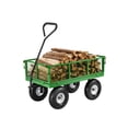 thumbnail image 1 of Carrito de jardín VEVOR 310 kg de acero con 10 neumáticos y mango de 180°, 1 of 9