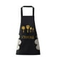 thumbnail image 1 of Delantal de Cocina Lavable de Pvc para Mujer | Delantal de Cocina Japonés con Bolsillos Grandes, Hebilla Ajustable, Resistente Al Aceite, Fácil de Limpiar, con Toallas de Mano de Terciopelo para La L, 1 of 1