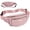 Pink-1, variant on Fanny Pack for Women, Multi Pocket Waist Bag Fashion Crossbody Belt Bag for Travel Hiking Running Cycling, Pink