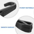 thumbnail image 3 of Headlamp Clips Hook Hard Hat Workers Night Construction Work Plastic Black for Securing Headlamps 20Pack, 3 of 5