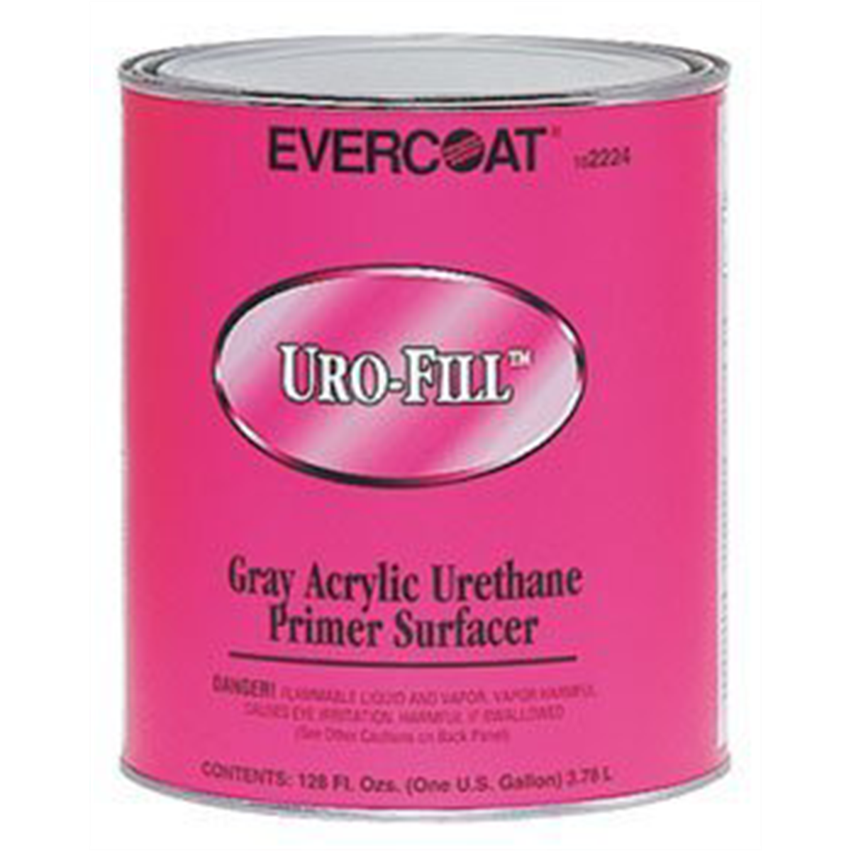 Fibre glass Evercoat URO-FILL 102224 Acrylic Urethane Primer Surfacer, 3.78 L Can, Gray, 4:1 Mixing
