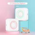 thumbnail image 4 of Graflsoa Compact Bluetooth Mini Printer - 2 Inch Portable Thermal Printer for Notes, Images, and Lists, Pink, Includes 11 Paper Rolls (10 Adhesive & 1 Thermal), 1000mAh Battery, 203 DPI Resolution, 4 of 7