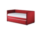 thumbnail image 3 of Lexicon Therese Upholstered Daybed with Trundle in Red, 3 of 9