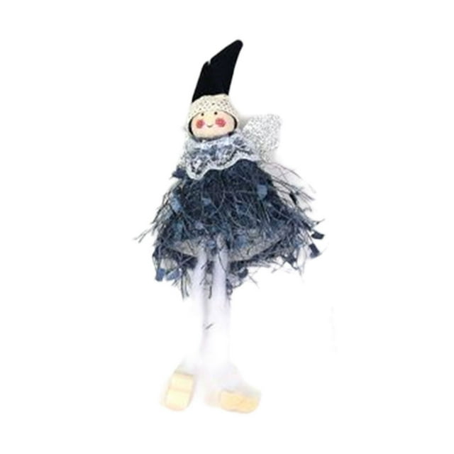 Advancent Muñecos de Ángel de Navidad, adorno interesante para el hogar, decoración colgante, adornos de Festival, colgante de árbol de Kits de decoración para fiestas Azul