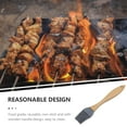 thumbnail image 2 of SHINYPASING Outdoor Barbecue Brush Chocolate Wooden Handle 1Pack, 2 of 8