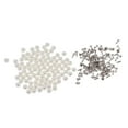 thumbnail image 2 of 100 Pieces Pearl Rivets Studs Buttons for DIY Leather Bag Shoes Clotheing Decoration 6mm, 2 of 10