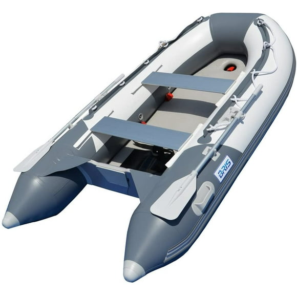 BRIS 9.8 ft Inflatable Boat Inflatable Dinghy Yacht Tender Raft with Air-Deck Floor