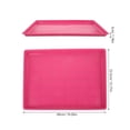 thumbnail image 2 of GOOHOCHY Dog Kennel Replacement Tray Plastic Pink Simple and Generous Design 1Pack, 2 of 8
