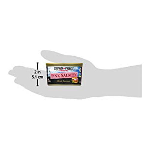 Crown Prince Natural Pink Salmon - Low in Sodium, 7.5-Ounce Cans (Pack of 12)