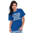 thumbnail image 4 of Speak Fluent Movie Quotes Classic Men's Graphic T Shirt Tees Brisco Brands L, 4 of 6