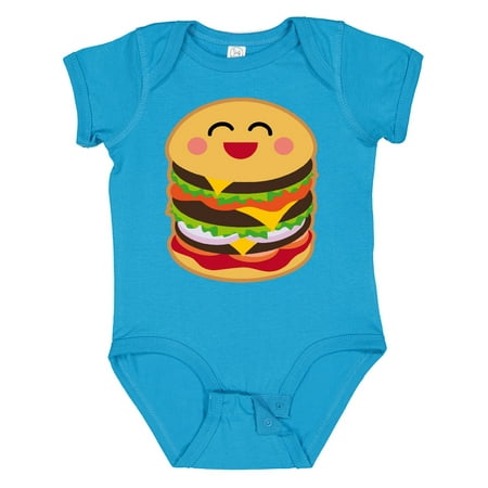 

Inktastic Hamburger Kawaii Gift Baby Boy or Baby Girl Bodysuit