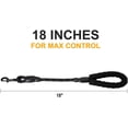 thumbnail image 2 of 18 Inch Strong Dog Leash with Comfortable Padded Handle and Highly Reflective Threads for Medium Large Heavy Duty Dog Leads, Easy Control with Short Dog Leash for Training Walking Running, 2 of 7