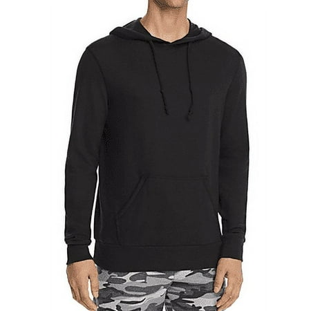 Alternative Apparel BLACK Everyday Pullover Hoodie Sweatshirt, US X-Large