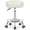 White, variant on Primy Adjustable Rolling Stool with Wheels, PU Leather Small Office Chair with Foot Rest,Versatile Adjustable Swivel Stool for Tattoo Massage Salon Spa Teach Medical Facial Office Home Work Kitchen