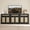 Black Oak, variant on SICOTAS 30" Sideboards Buffets Cabinets with Drawer Set of 2, Boho Rattan Kitchen Storage Cabinets with Adjustable Shelves, Coffee Bar Station in Oak
