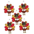 thumbnail image 3 of TISHITA 5Pcs Thanksgiving Turkey Door Sign Decorations, Fall Door Hanger Door Hanging Sign Plaque for Festival Tree Porch Home Window D 22.5x25cm, 3 of 8