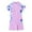 Purple, variant on Gubotare Swim Suit for Girls Short Sleeve Girls Swimsuit - Rash Guard One Piece Bathing Suit - UPF 50+ Zipper Girls Swimwear Size 8-9T (Purple,8-9 Years)