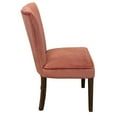 thumbnail image 3 of Logan 9-Piece Set with 8 Cleo Solid Wood Side Chairs in Blush with Brown Legs, 3 of 9