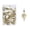 Beige, variant on Coffee Coffee Colour Christmas Tree Hanging Ornaments Plastic Plating Eight-Pointed Star For Tree Ornament