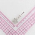 thumbnail image 3 of Jinsinto Anti-allergy Umbilical Nail Zircon Five-pointed Star Belly Button Ring, 3 of 4