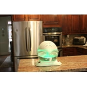 EcoGecko Color Wheel Air Revitalizer, Air Freshener, Room Aromatizer, Aromatherapy, Aroma amd Essential Oil Diffuser with 7 Color Lights, Plus Lavender, Orange Peel, Cinnamon and Eucalyptus, 30ml Each