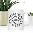 thumbnail image 2 of Koyal Wholesale Fall Autumn Season 11oz. Coffee Mug Gift, Thankful Grateful Blessed, Round, 1-Pack, 2 of 4