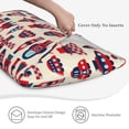 thumbnail image 5 of Easygdp Rocket Pattern Envelope Closure Pillowcase - 20x36in, Queen Pillowcase, Breathable, Stain-Resistant, Wrinkle-Free, 5 of 9