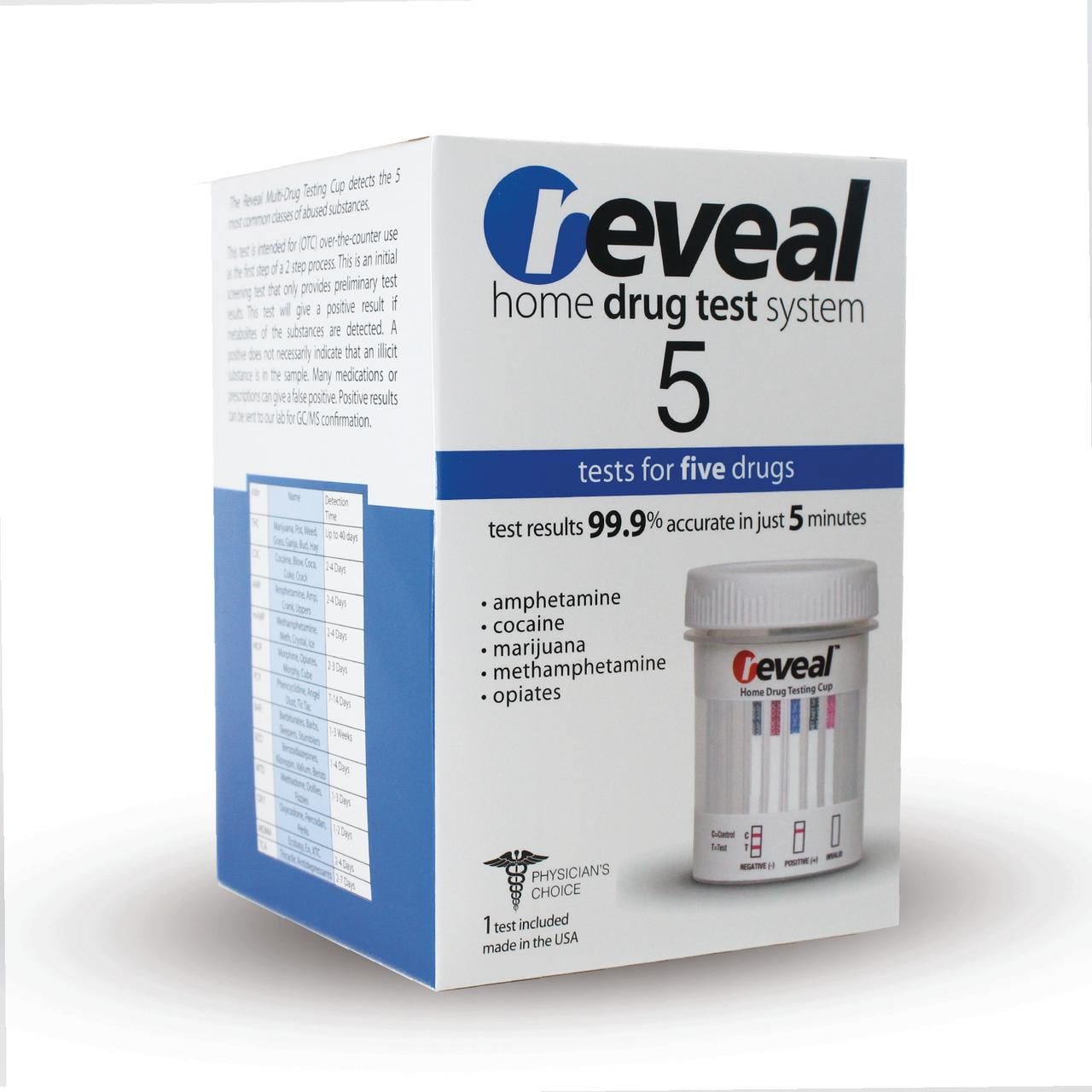 Reveal 5 Panel Cup W Out Confirmation Drug Test Cup Walmart Com Walmart Com