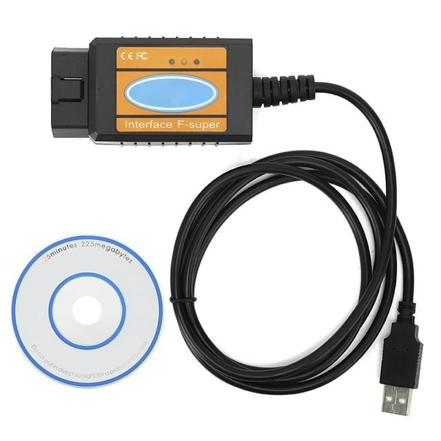 USB Scan Tool,USB Car Diagnostic Tool Diagnostic Cable OBD Fault Code Reader Adaptor Solid Performance