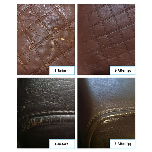 RAGUPEL Leather Recoloring, Leather Restorer for Couches Leather Color Repair for Upholstery Refurbishing Leather, Brown