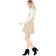 thumbnail image 3 of AllegK Dde San Patricio Vestido Decoración De Botones Por EnciDe rodilDobladillo Acampanado FalDe Tirantes PaMujer Beige XL, 3 of 6