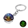 thumbnail image 2 of EGNMCR Keychains Twelve Keychain Pendant Time Luminous Glass Ball Pendant Metal Key removal spray, 2 of 4