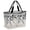 Gray Blue Beige, variant on Pineapple Beach Bag for Women, Large Breathable Mesh Beach Tote Bag, Modern Abstract Fruits Black White Stripe Sandproof Lightweight Travel Bags for Vacation Picnic Swimming Pool 15.7"x15.7"x9.1"