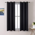 thumbnail image 1 of Cortinas opacas ChrisDowa con ojales aislantes térmicos, 42 x 160 cm, 1 of 6