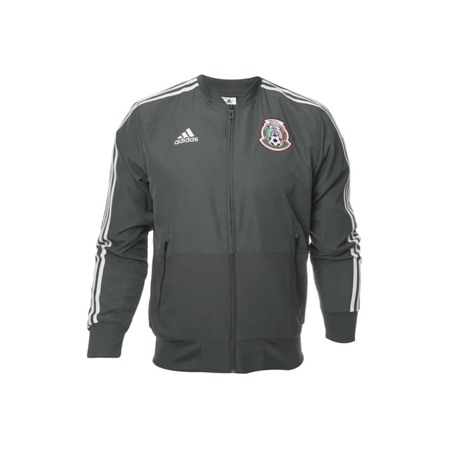 Chamarra de Presentación Adidas México Hombre Fútbol Deportivo verde G CF0501