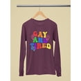 thumbnail image 3 of Colorful Lgbtq Pride Tee Long Sleeve Women's, 3 of 4