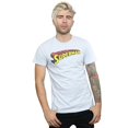 thumbnail image 2 of DC Comics Mens Superman Telescopic Crackle Logo T-Shirt, 2 of 5