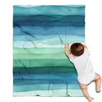 Green and Grey Abstract Art Artwork Blanket,Comfortable Soft Flannel Throw Blanket,All Season,Warm Lightweight Blankets for Sofa Bed Couch Living Room Chair,30"x40"(80x100cm)