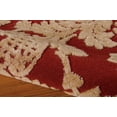 thumbnail image 5 of Nourison Graphic Illusions 3'6" x 5'6" Red Damask Indoor Rug, 5 of 5