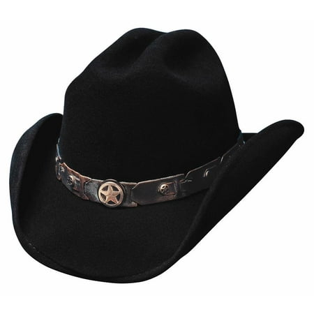 Bullhide Hats 0454Bl Sidekick Extra Large Black Cowboy Youth Hat