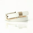 thumbnail image 2 of Elegant Women's Reversible Leather Belt with Classic Alloy Buckle for Everyday Casual Wear and Denim Styling, 2 of 3